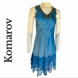 Komarov 2 Piece Midi Dress Size Medium
